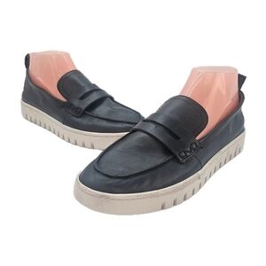 Vionic Uptown Leather Loafers Black Women’s Size 9.5
